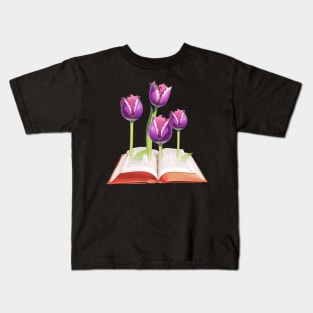 Flower Book Kids T-Shirt